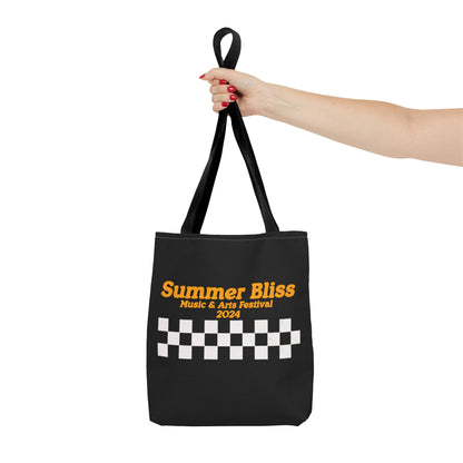 Checkered Double-Sided Tote Bag